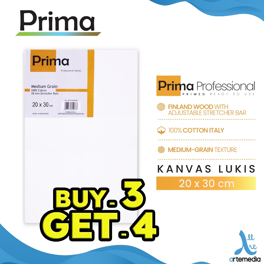 

KODE X47O Prima Professional 2x3cm Cotton Canvas