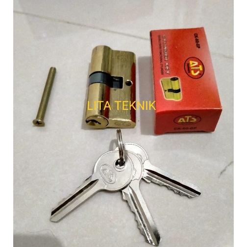 Mega silinder kunci Kuningan isi silinder besar kuning