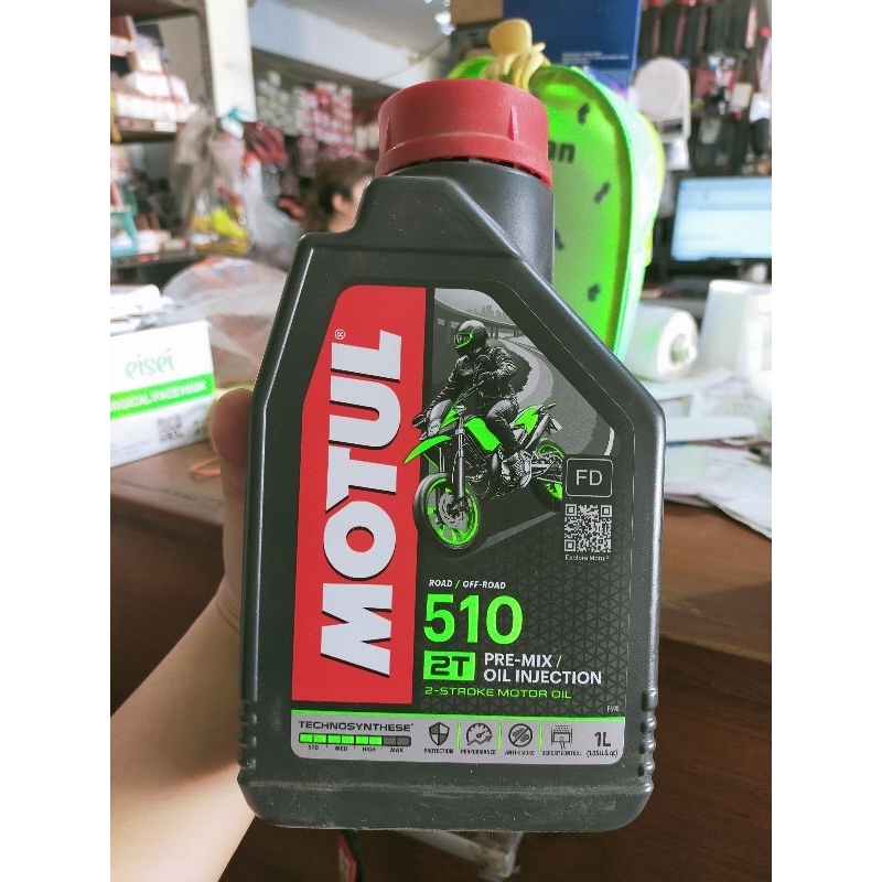 Oli Mesin Motul 2Tak  510 2T Pre-mix / Oil Injection 1L Original