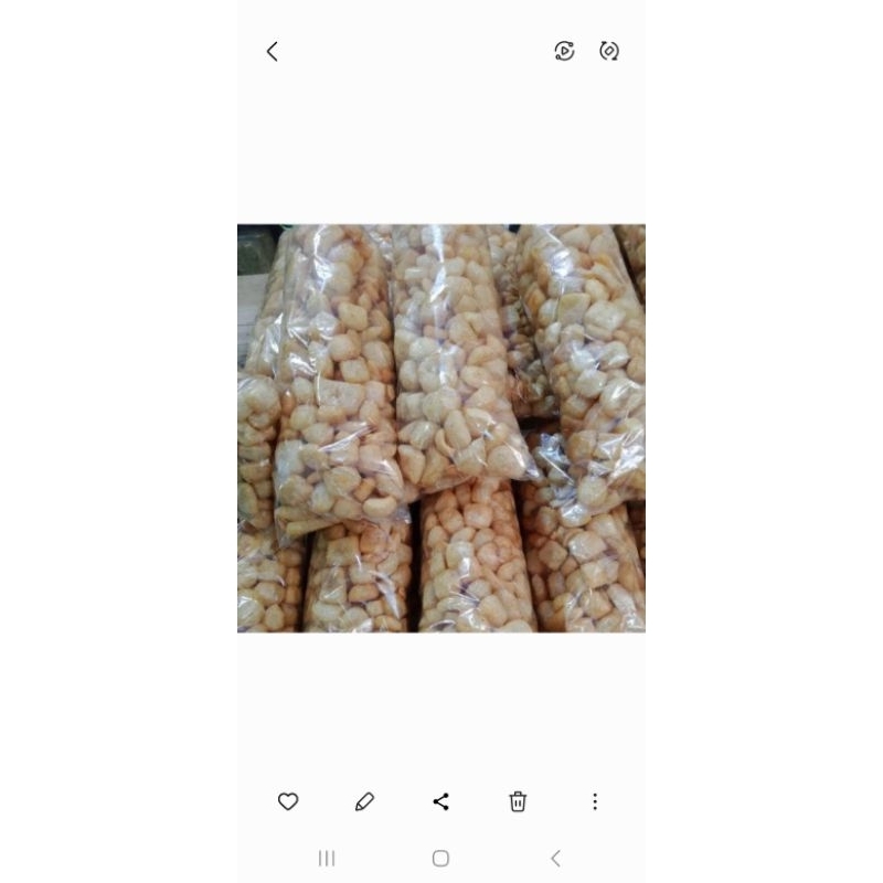 

rambak kulit sapi siap makan rasa asin gurih