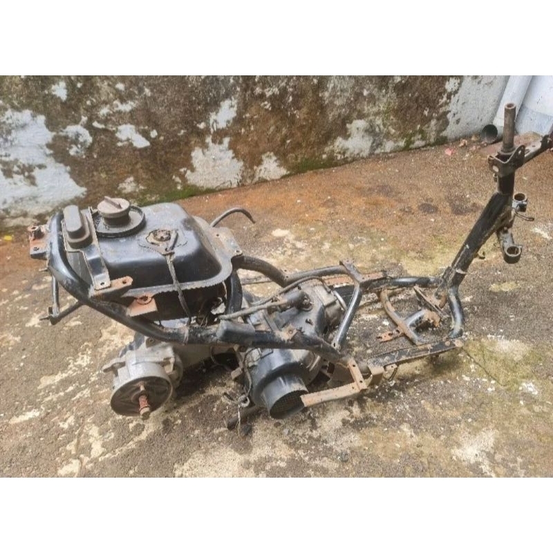 Kymco Mesin Kymco Free MX Bekas Surat komplit Plat B