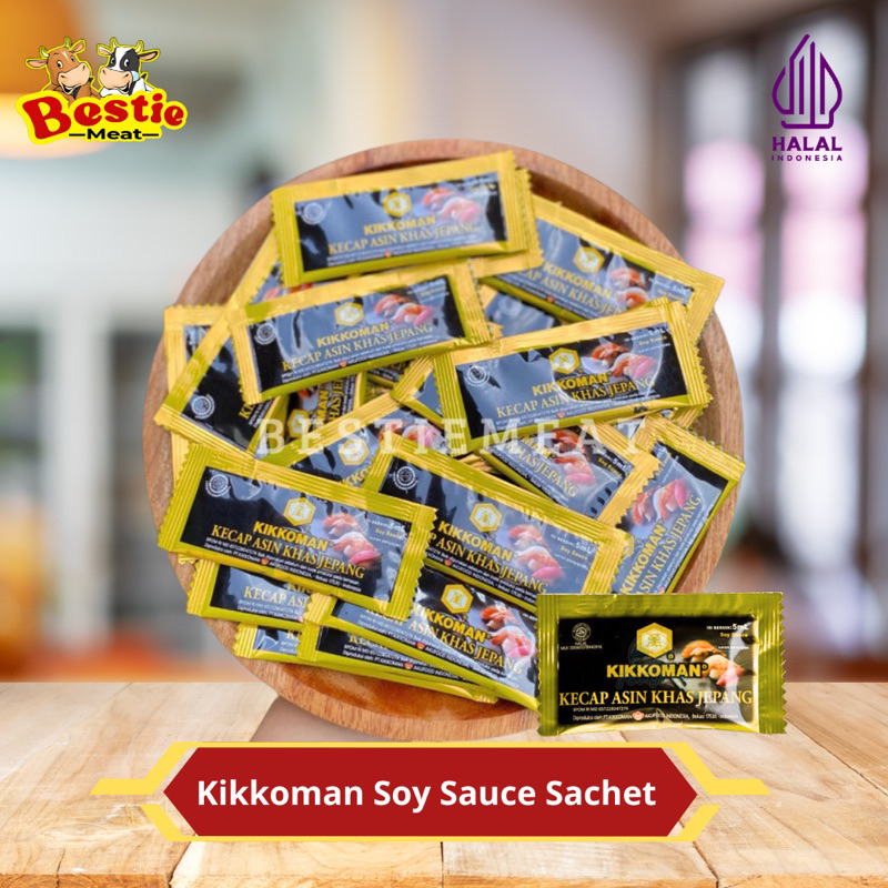 

Kikkoman Soy Sauce Sachet - Kecap Asin Jepang Halal