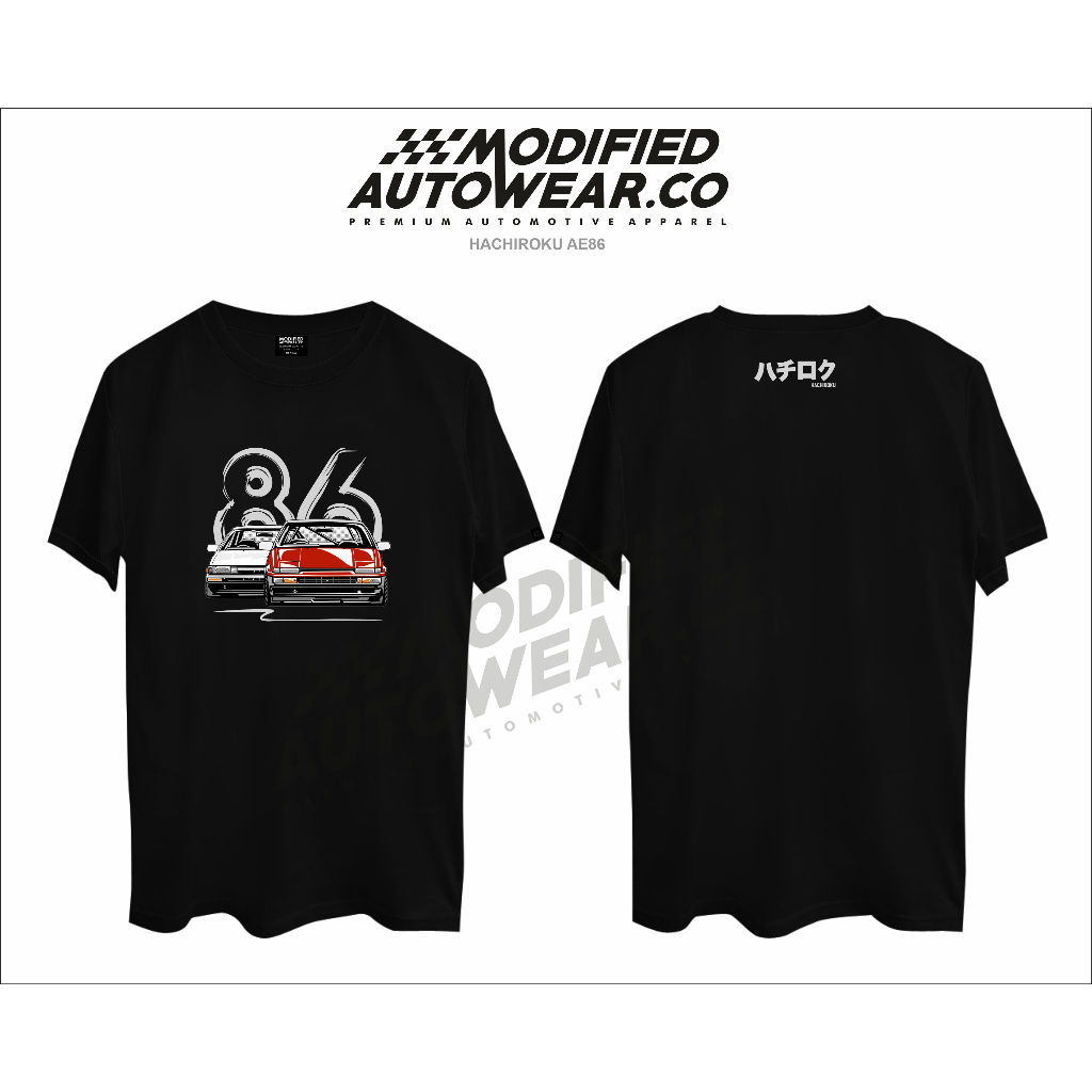 kaos corolla trueno AE86 modified autowear premium bahan tebal kaos panjang hoodie AE 86 trueno