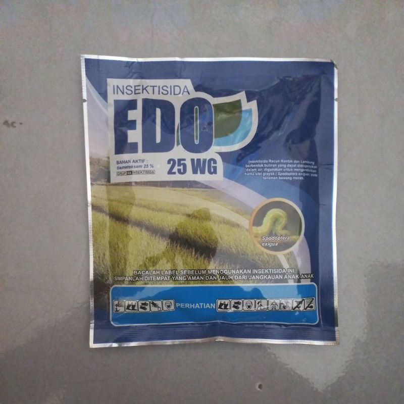 insektisida EDO 25WG @100gram pengendali hama ulat grayak dan telur² ulat pada tanaman bawang merah 