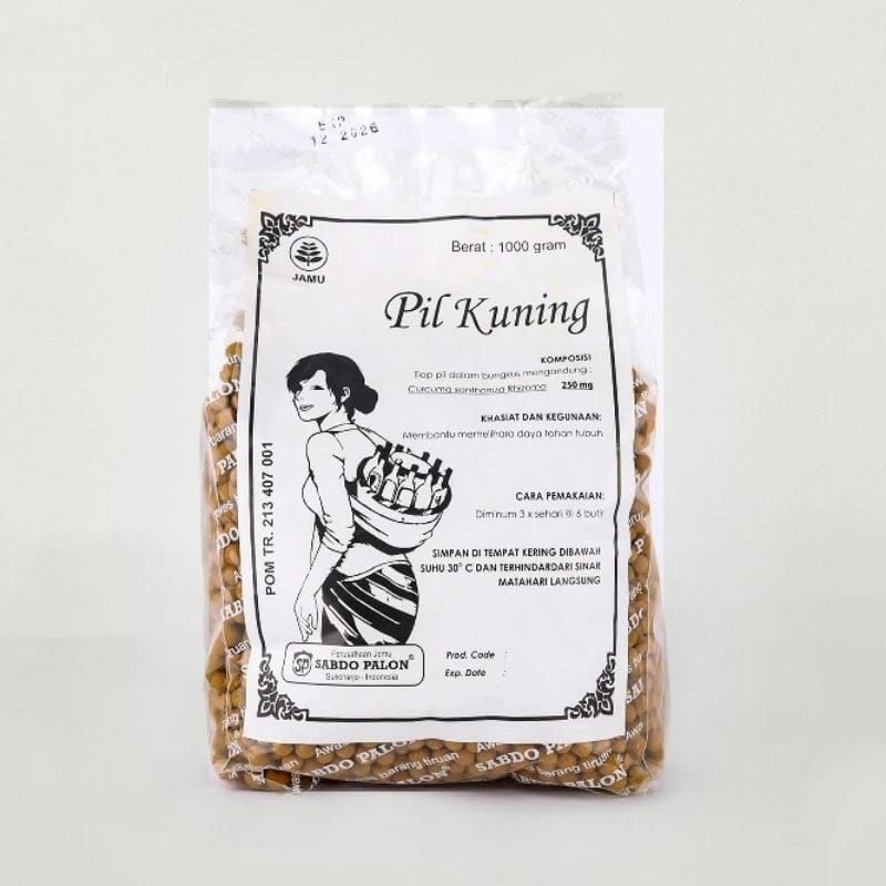 Jamu Pil Kuning Termurah Kemasan Baru Isi +-5500 Butir Peluntur Lemak/Diet Original BPOM- Sabdo Palo