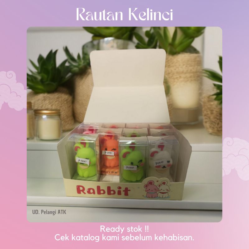 

♥️ pelangiatk ♥️ Serutan Pensil Lucu Kelinci | Rautan Pensil Imut Manual | Pensil Sharpener | Peruncing Pensil Serutan Pensil Manual