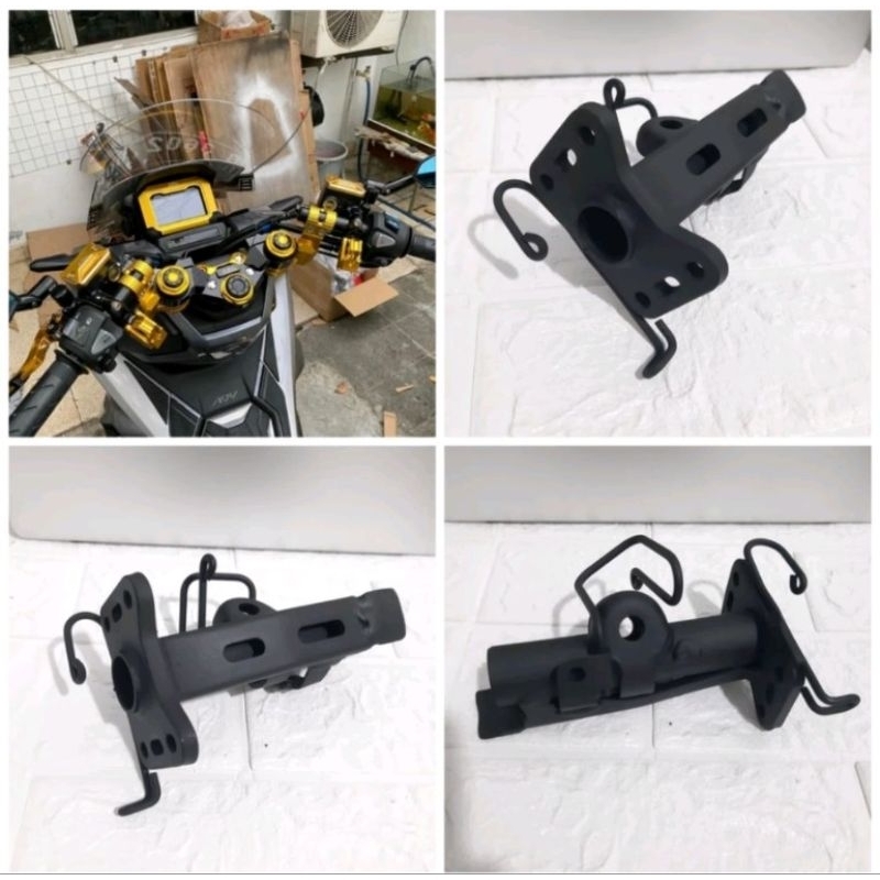 Breket stang jepit nmax new bracket stang stir nmax 2020 2021 2022 2023 bracket stang black diamond 