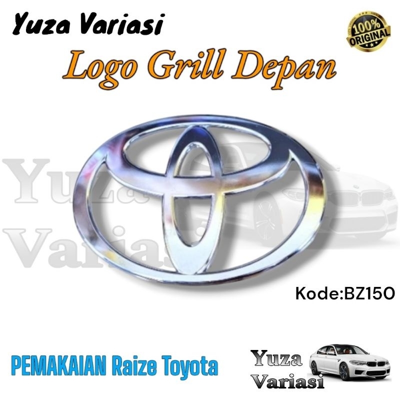 Logo Grill Depan Raize Original Toyota // Logo Emblem Grill Depan Raize Original Toyota // Emblem Lo