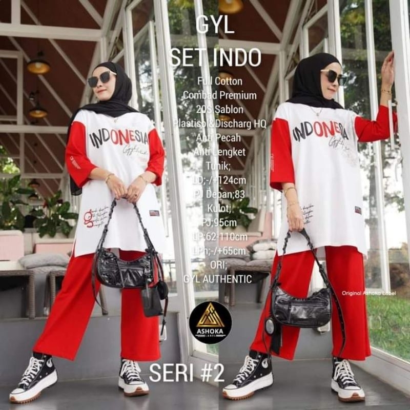 GYL Set Indo By Ashoka || Setelan Wanita