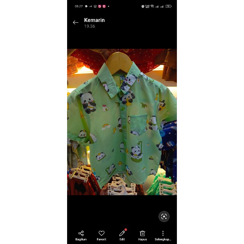 Baju Anak kelvin kids