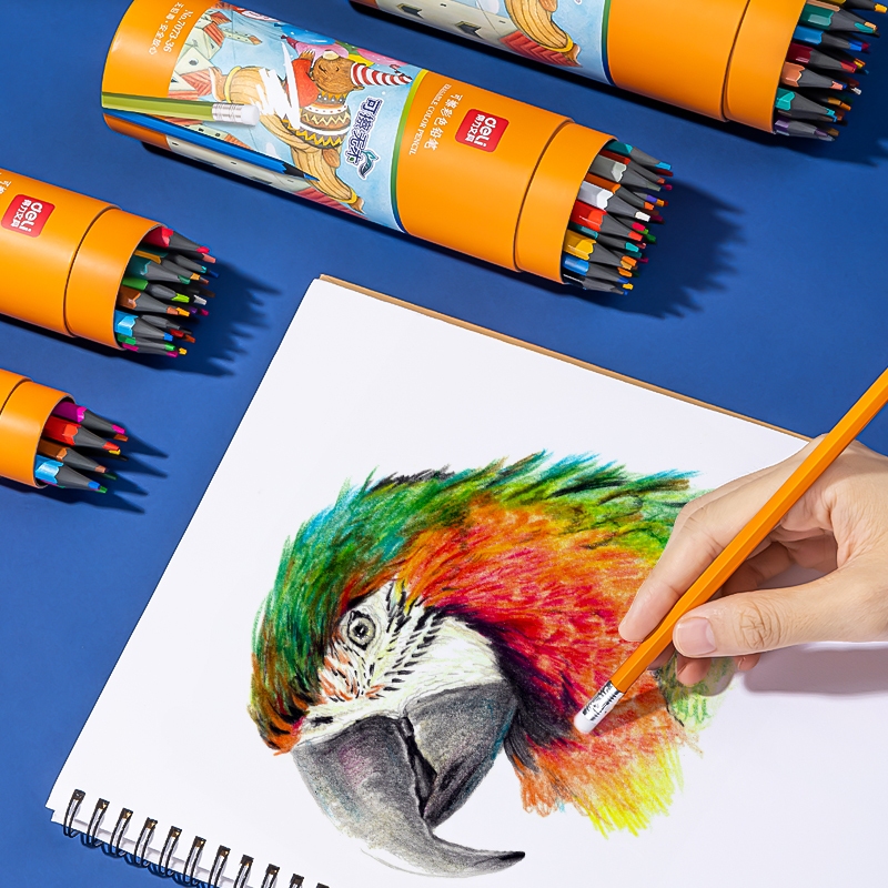 

Deli Pensil Warna Tabung Bisa di Hapus / Erasable Colored Pencil 7073