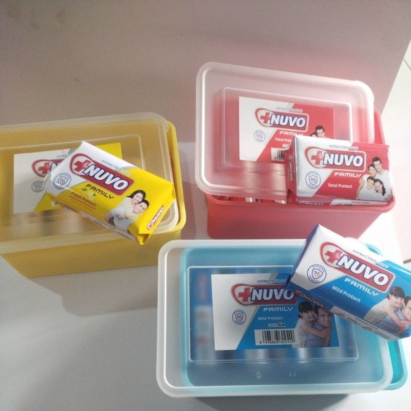 ❤️Sakila3❤️ 6 PCS Sabun Nuvo 72 gram (free tepak)