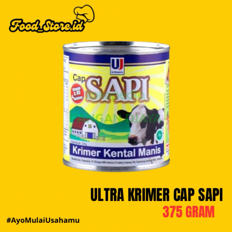 

ULTRA Krimer Kental Manis Cap Sapi 375 gram