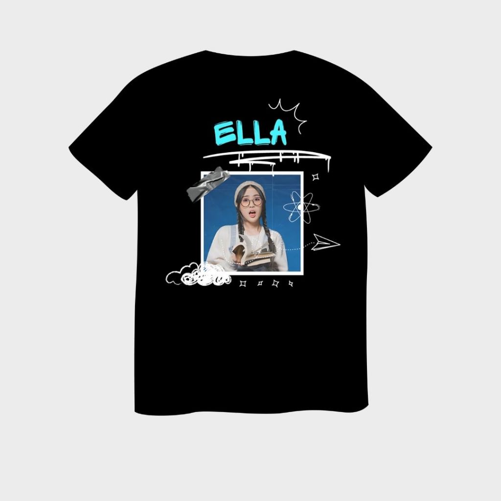 Kaos JKT48 Ella Special Goes To School Edition | Kaos JKT48 | Kaos Unisex Pria Wanita / Ukuran M / L