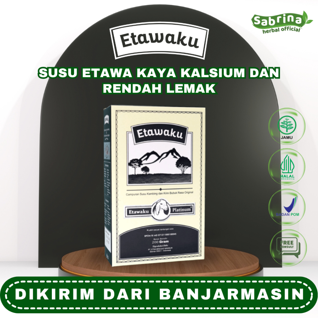 

Etawaku Platinum Susu Kambing Atasi Masalah PernafasanTingkatkan Imunitas dan Daya Tahan Tubuh Banjarmasin