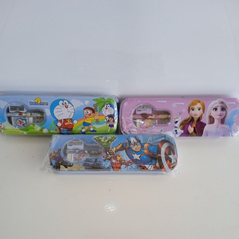 

Kotak Pensil Besi Karakter 2tingkat