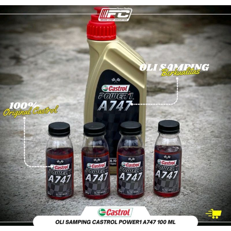 Oli Samping Castrol A747 747 Castrol 747 100ml Original 100%