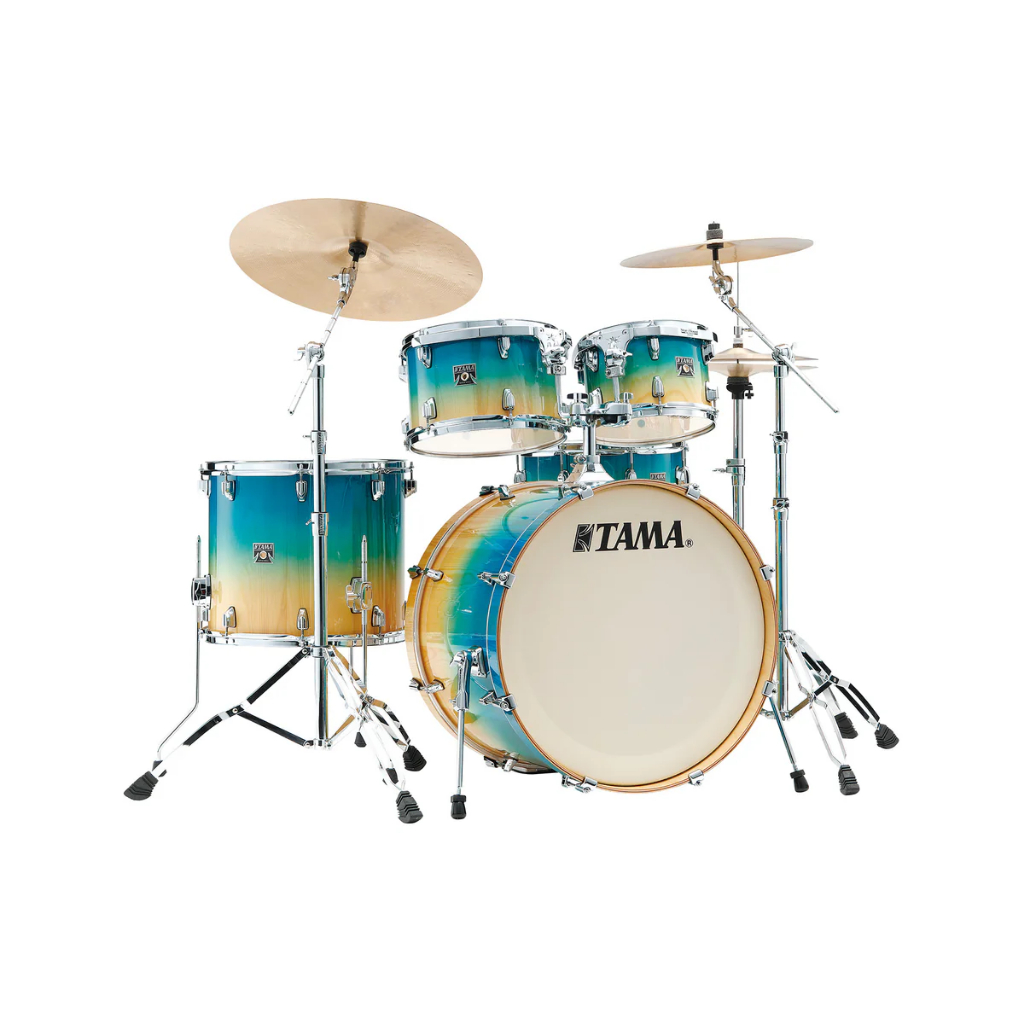TAMA CL52KRSP NO INCLUDE HARDWARE CLP Superstar Classic Exotix 5 Piece Caribbean Lacebark Pine Fade 