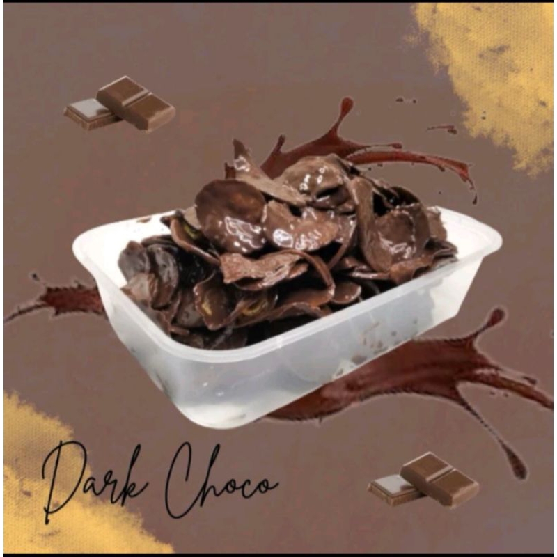 

Keripik pisang lumer darkchoco