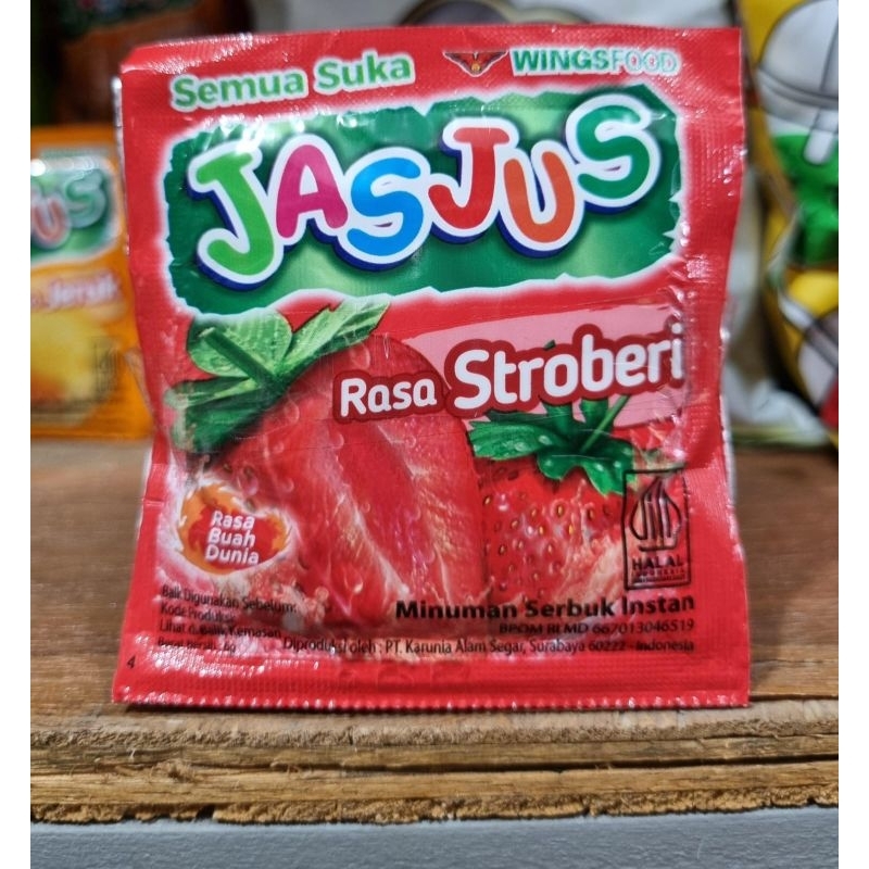 

JASJUS RASA STARWBERI RENCENG 10PCS minuman