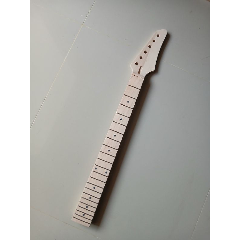 neck gitar ibanez az 22 fret unfinised hard maple