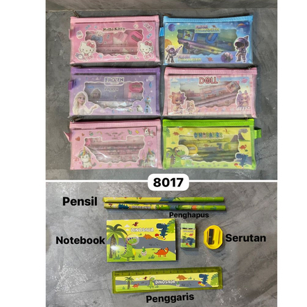 

Stationery Set 7 in 1 / Study Set Alat Tulis Karakter / Perlengkapan Sekolah YOYO-8017 YOYO 8017
