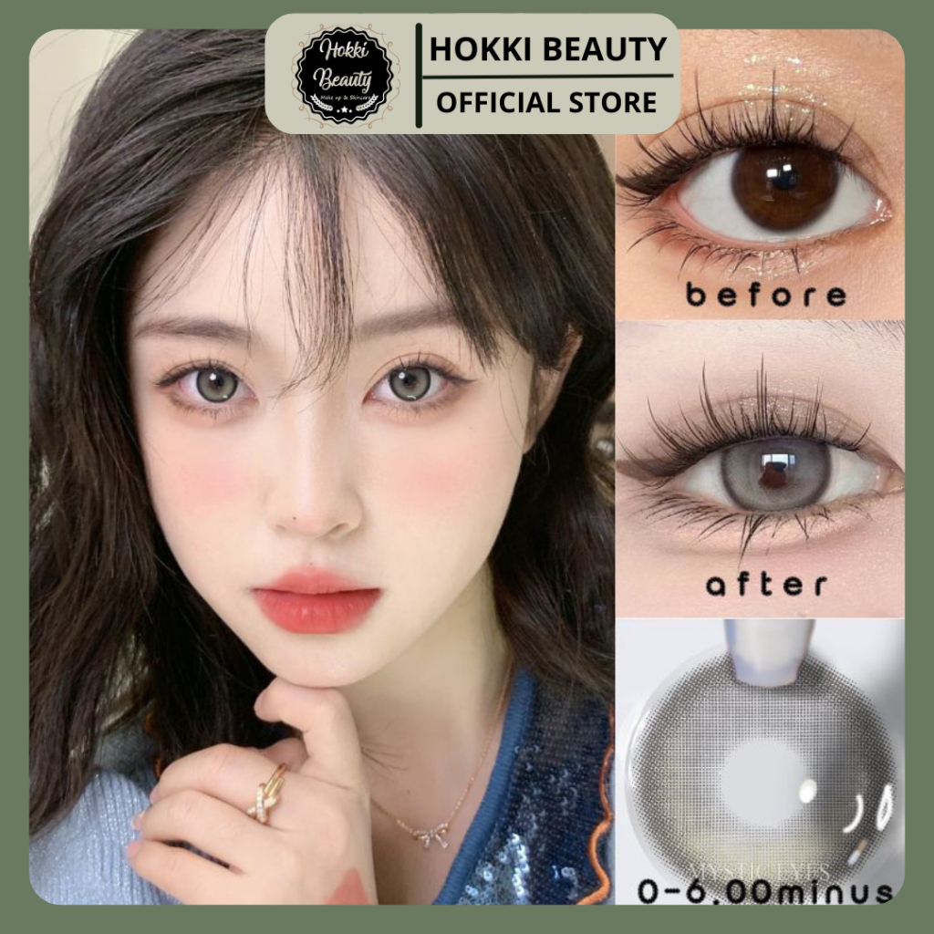 Mysticeyes Softlens Minus (-0.50 s/d -3.00) 14.5mm Soflen Minus lensa kontak berwarna