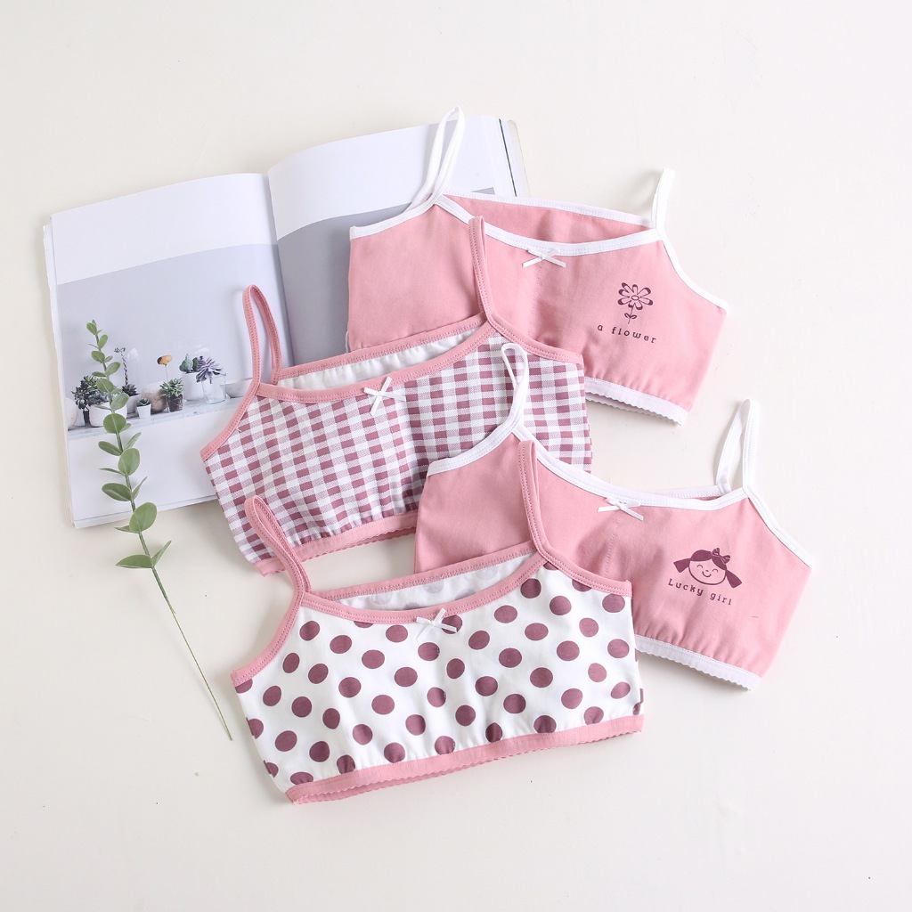 [RESTOCK] Kids Days Miniset Anak Perempuan / Miniset Bra Anak Cewek/ Training Bra Pra Remaja Motif M