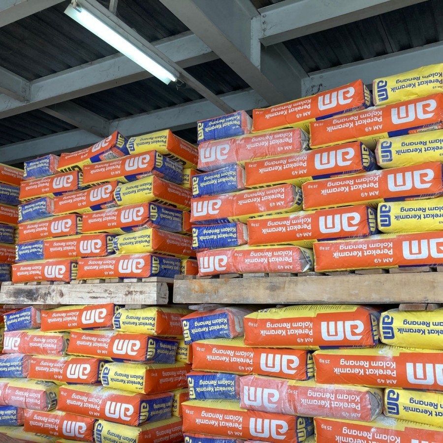 Semen  PEREKAT KERAMIK KOLAM RENANG Am Mortar Type AM 49