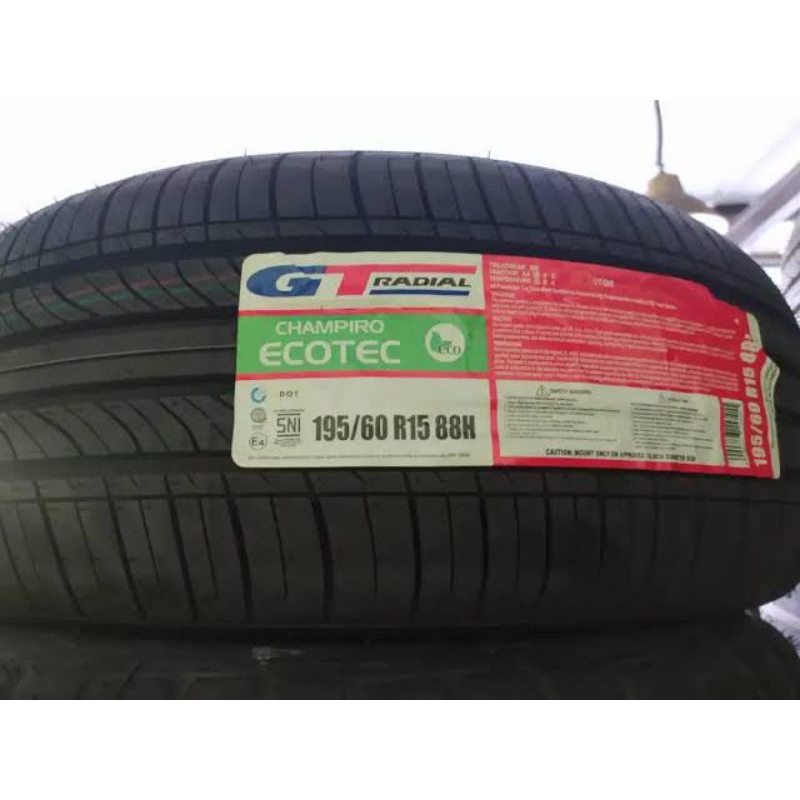 BAN MOBIL GT RADIAL 195/60 R15 ECOTEX, 195 60 R15