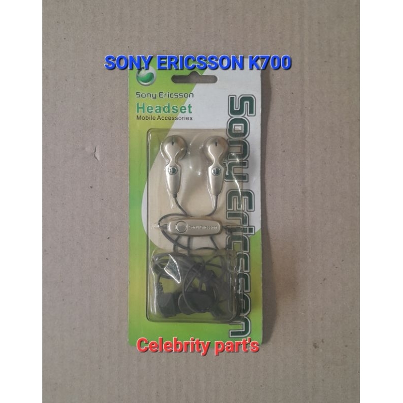 HANDSFREE HEADSET EARPHONE SONY ERICSSON K700 K500 K300