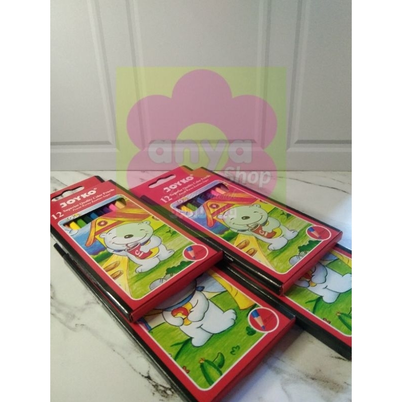 

Pensil warna Joyko 12 warna kualitas super