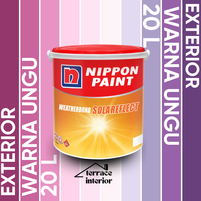 Cat Tembok Exterior Solareflect Nippon Paint Warna Ungu 20 L