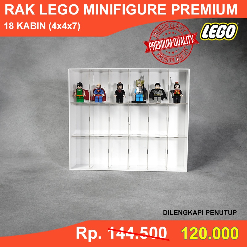 TERMURAH Rak Minifig / Rak Lego / Rak Mainan / Rak Akrilik