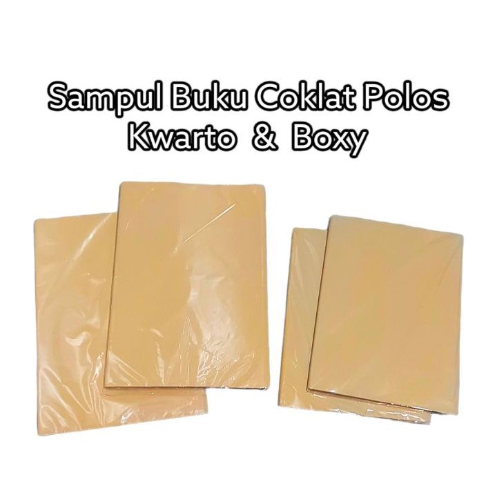 

SAMPUL BUKU BOXY BIGBOSS COKLAT POLOS