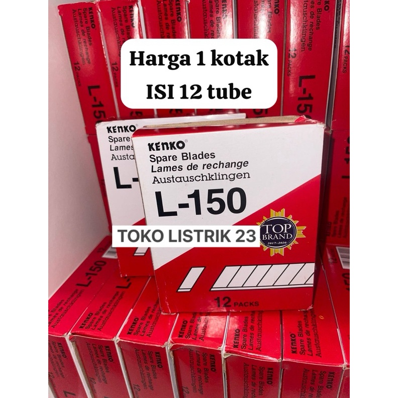 

KODE U4Z4 REFILL KENKO BESAR L15 1 KOTAK ISI 12 TUBE