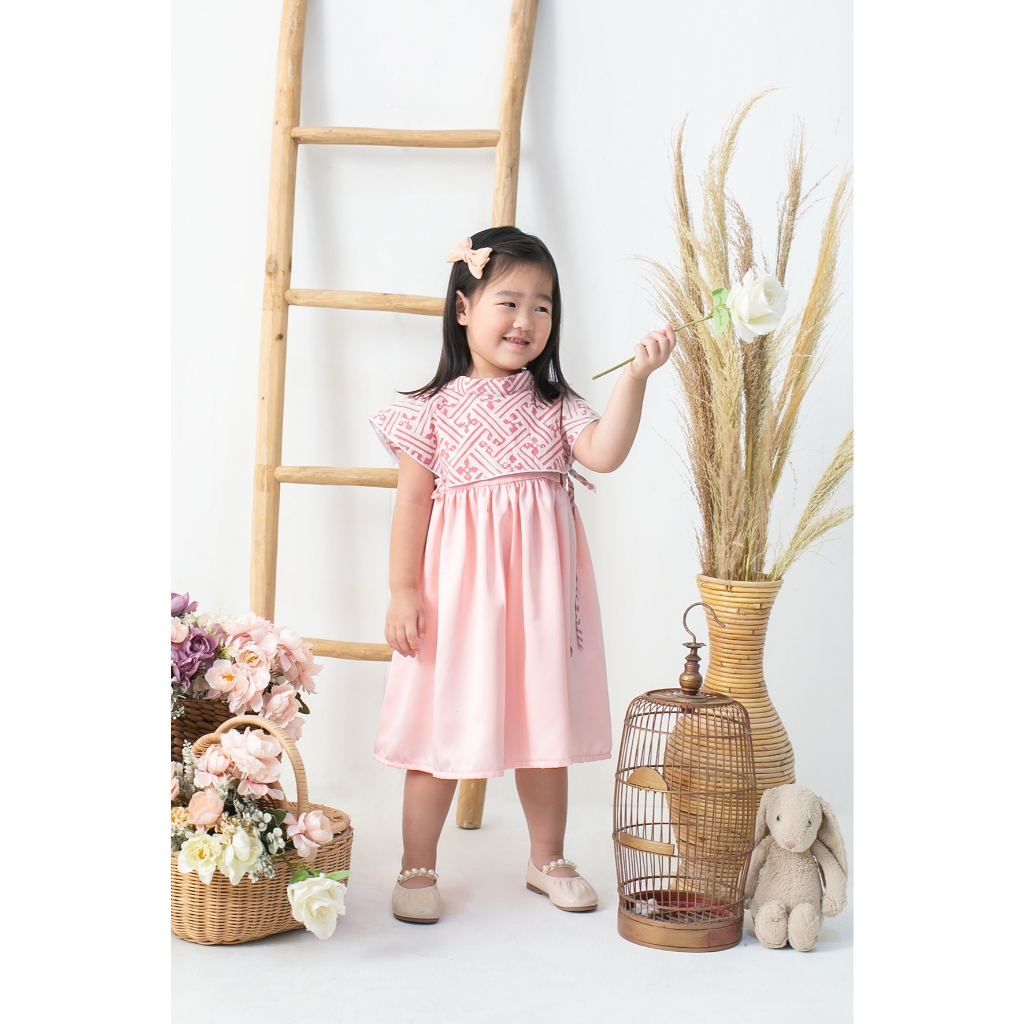 Setelan Batik Anak | Dress Batik Anak | Dress Anak Perempuan | Ayla dress batik anak pesta sekolah d