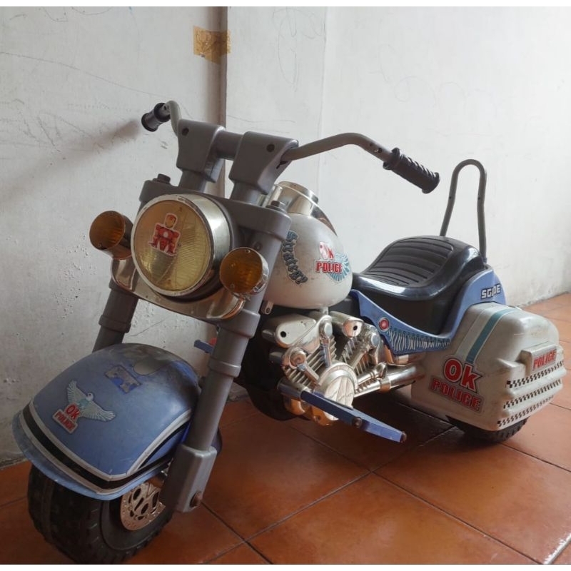 motor aki polisi bekas