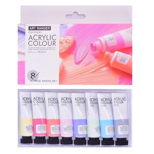 

KODE A3N4 ART RANGER 8X22ML PASTEL ACRYLICCAT ACRYLICakrilik SET