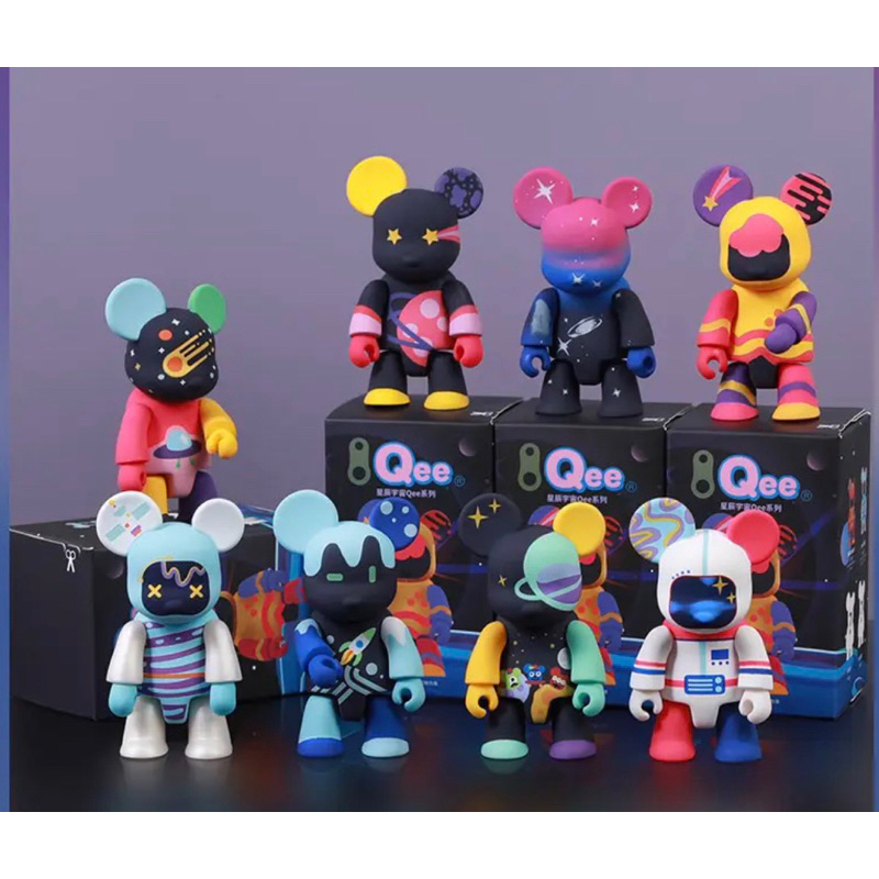 Mystery Box Violent Bear QEE Mistery Box Unknown Baby Technology Blind Box Satuan Random