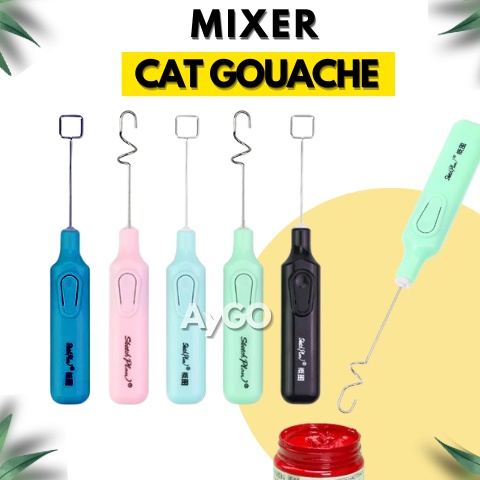 

KODE Q9Q4 MIXER MINI CAT GOUACHE ELECTRIC PIGMENT AGITATOR MIXER UNTUK CAT PENGADUK CAT LUKIS