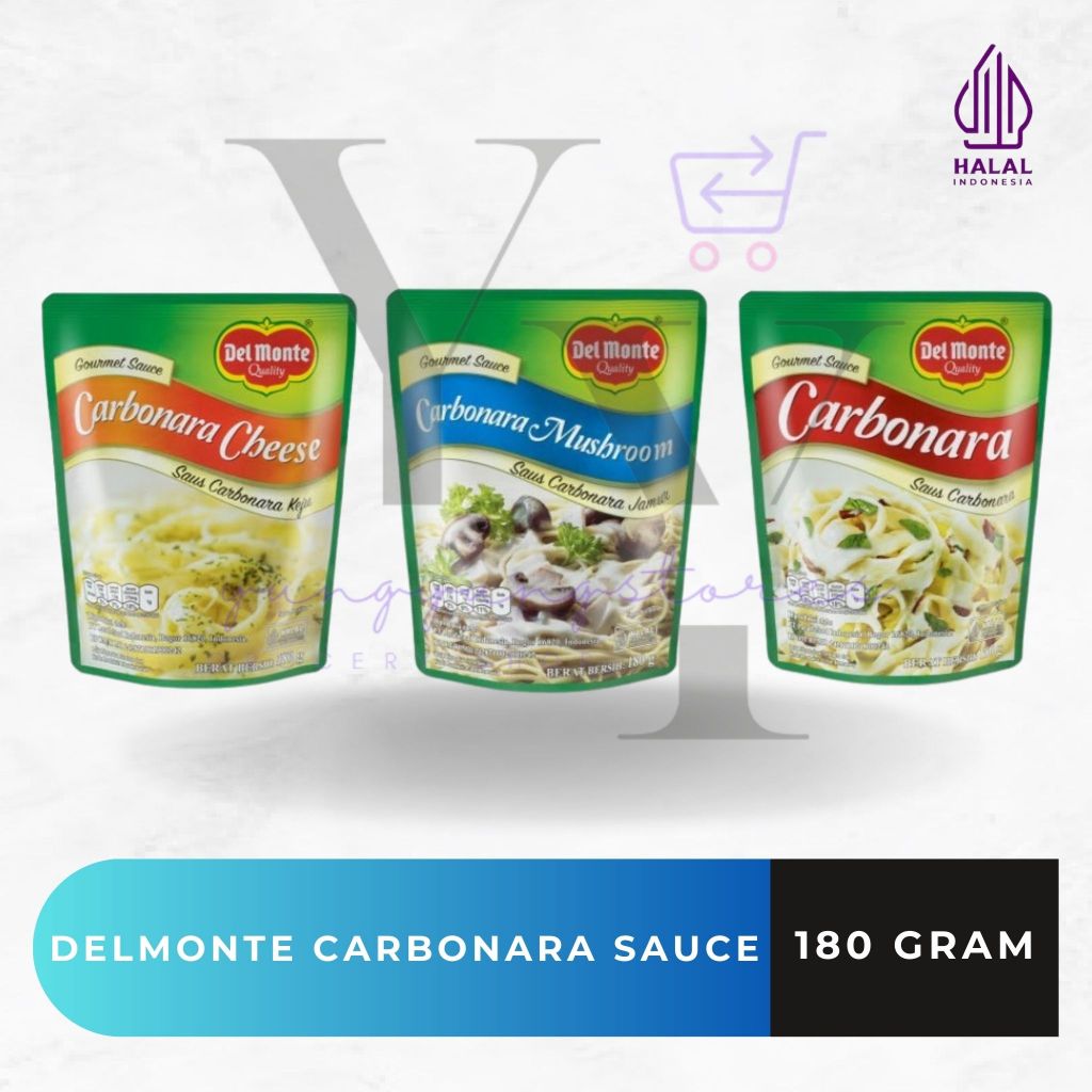 

Delmonte Sauce Carbonara Mushroom / Cheese 250 gram