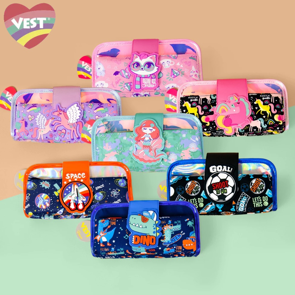 

KODE G7C7 VEST Pencil case tempat pencil anak animale smiggle alike U269