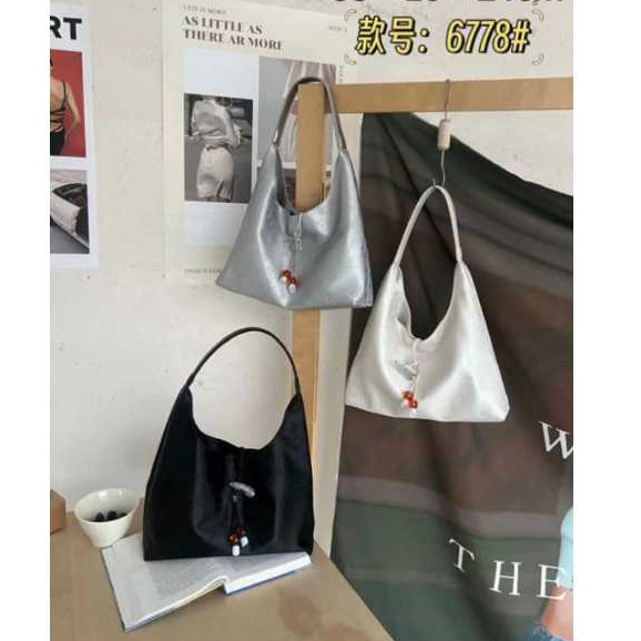 Premier bags Tote hobo gusachi nylon bordir #6778