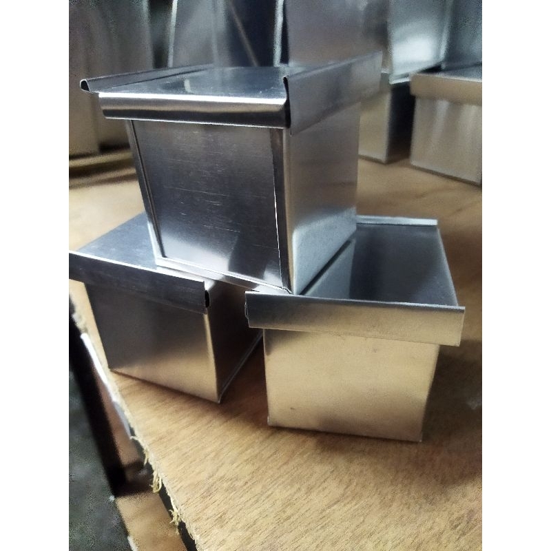 Loyang Roti Tawar Mini / Loyang Roti Tawar ukuran 7 x 7 x 7 / Loyang Tawar Imut