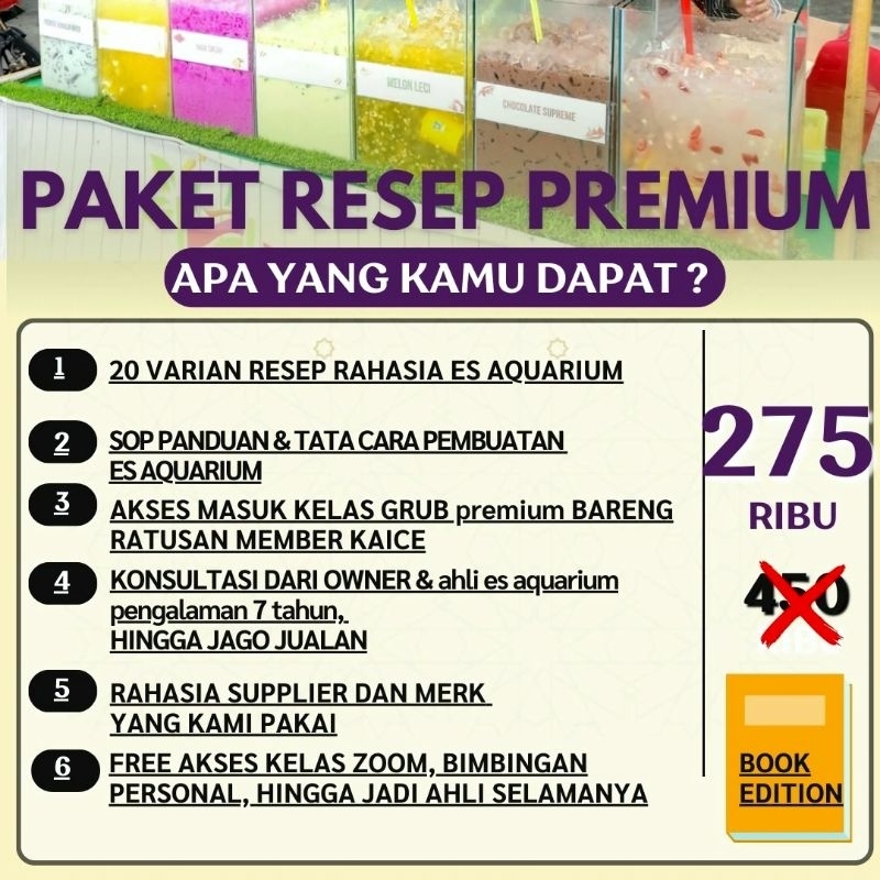 

Paket Resep Premium Kaice