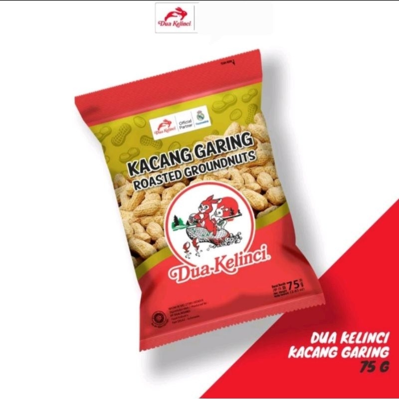 

Kacang Dua Kelinci 75gr Kacang Kulit Garing