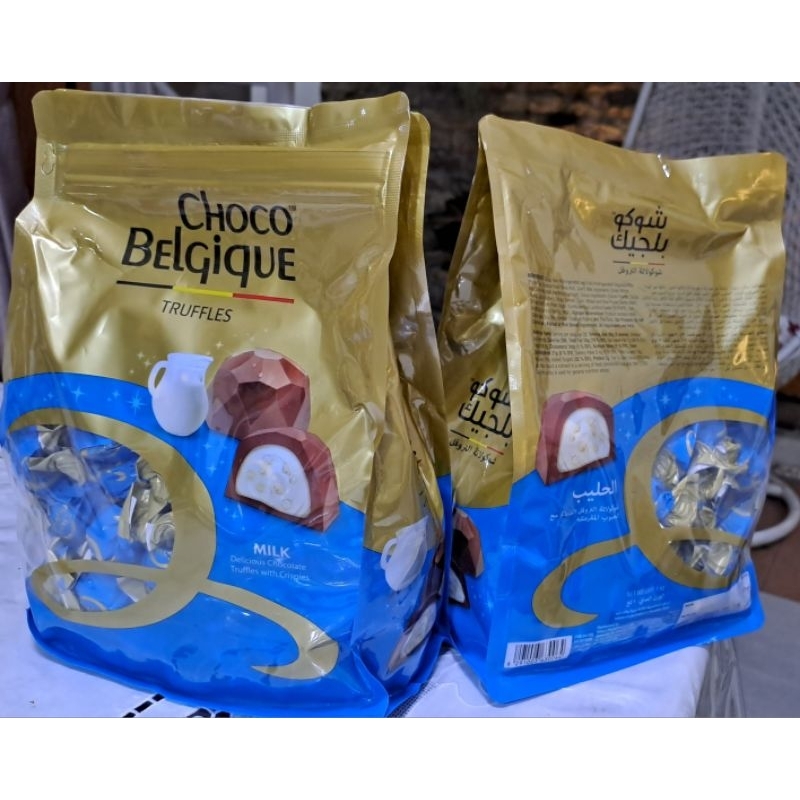 

choco belgique truffle milk chocolate milk with crispies