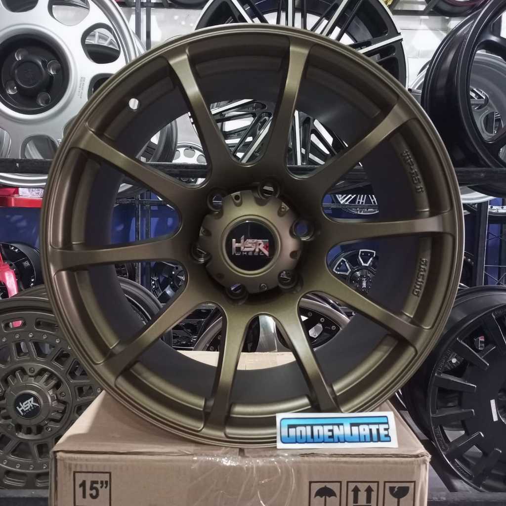 VELG HSR Ring 18 HSR HIROSHIMA R18 UNTUK PAJERO , TRITON , FORD , HILUX