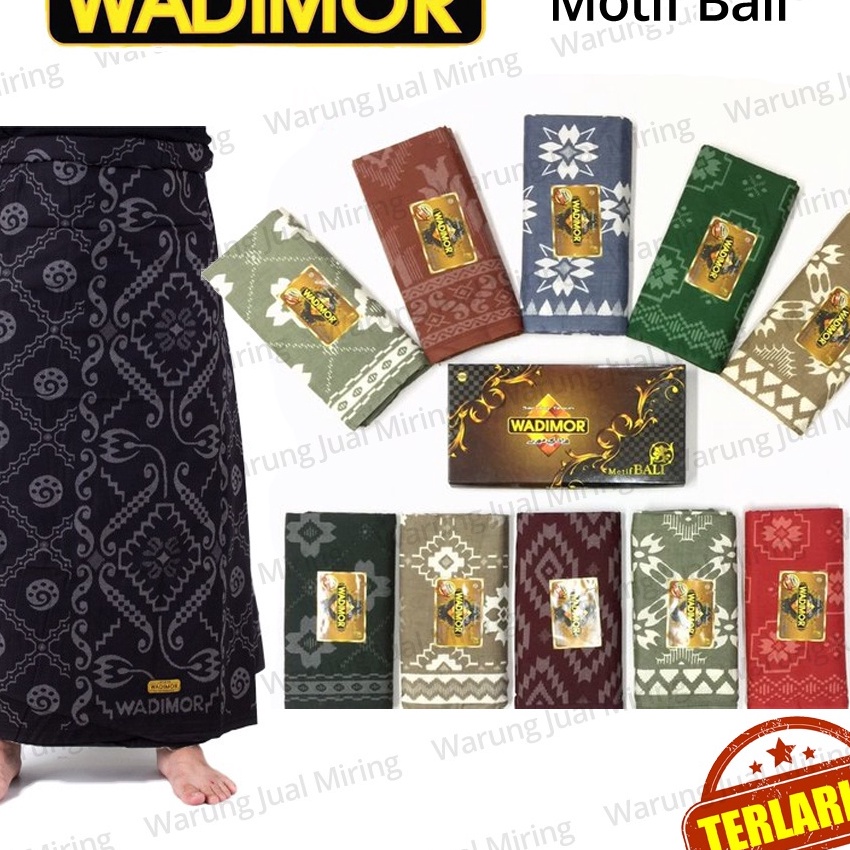 Price Sarung WADIMOR Motif Bali Pria Kain Tenun Samping Songket Batik Tradisional Premium Dewasa Lak